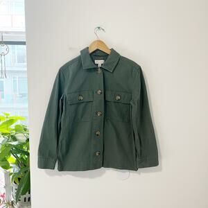 Free Assembly Green Utility Army Jacket Size Small